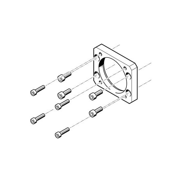 Motor Flange EAMF-A-62B-70A